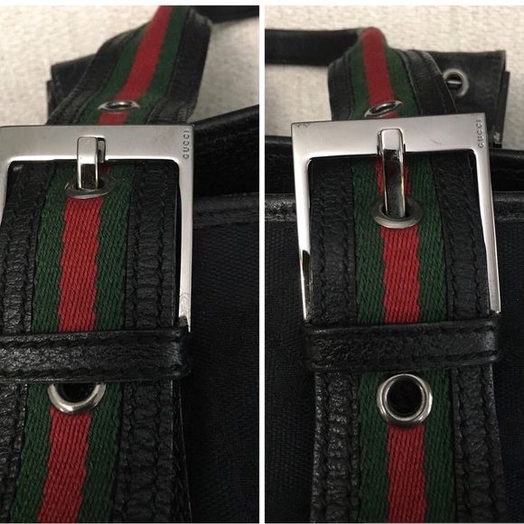 Authentic Gucci black monogram canvas tote bag - Picture 16 of 16